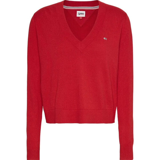 TOMMY JEANS Essential V V Neck Sweater