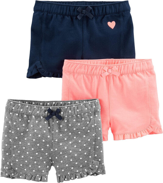 Simple Joys by Carter's Baby-Mädchen Shorts (3er Pack)