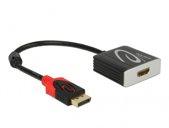 Адаптер DisplayPort к HDMI Delock Active 1.4 4K 60 Гц 0.2 м - Мужчина-Женщина - Прямой