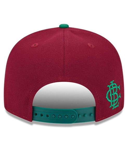 Men's Cardinal/Green Los Angeles Angels Strawberry Big League Chew Flavor Pack 9FIFTY Snapback Hat