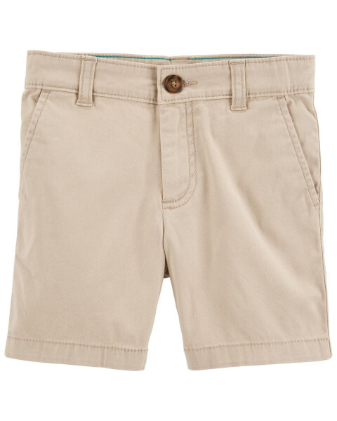 Baby Flat-Front Shorts 9M