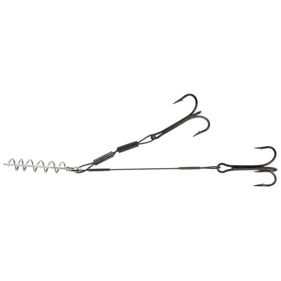 Крючок для рыбалки MIKADO Jaws Steel Tied Hook 5+10 см.