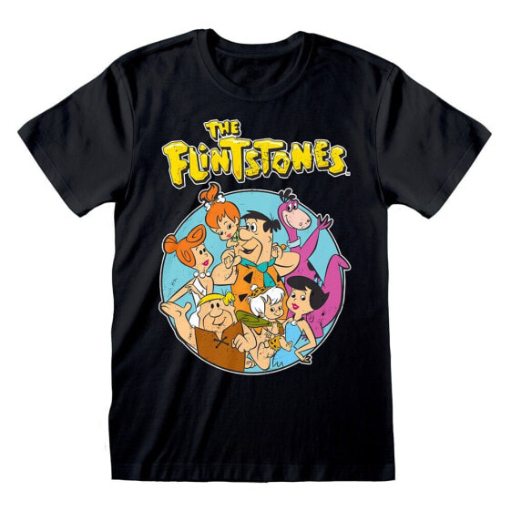 HEROES The Flintstones Family Circle short sleeve T-shirt