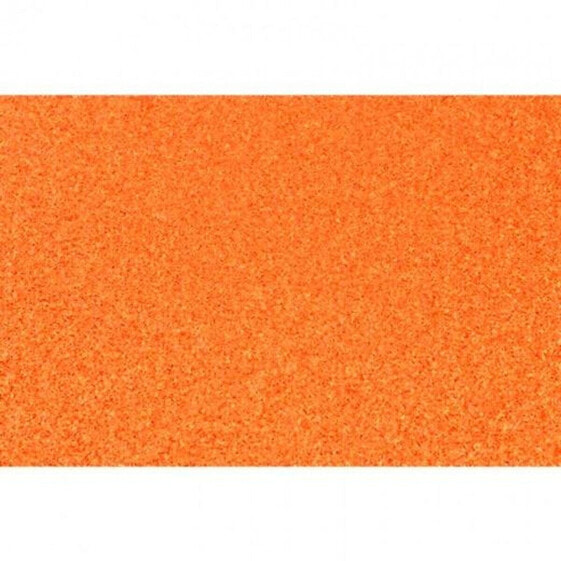 Eva Rubber Fama Glitter Orange 50 x 70 cm (10 Pieces)