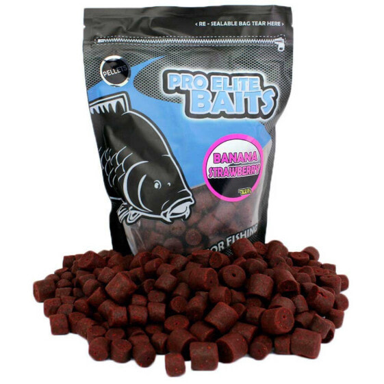 PRO ELITE BAITS Atractor Banana&Strawberry Pellets 800g