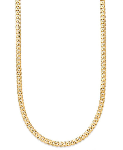 Macy's cuban Link Chain Necklace 22" (7mm) in 14k Gold