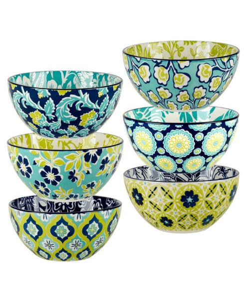 Tapestry All Purpose Bowls, Set of 6