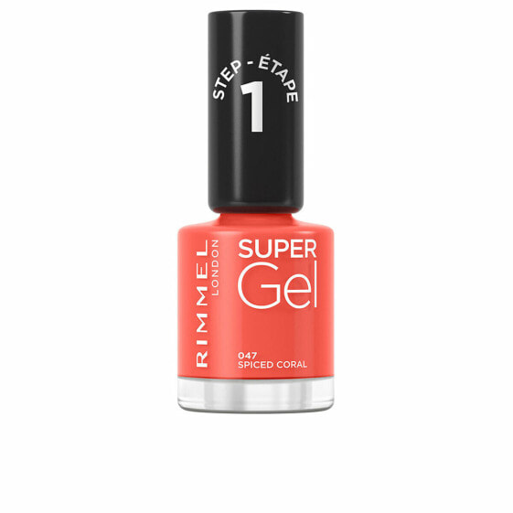 лак для ногтей Rimmel London Super Gel Nº 047 Spiced coral 12 ml