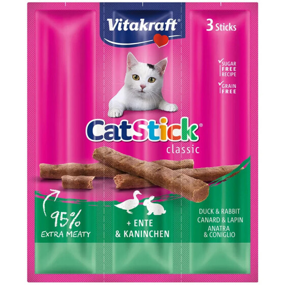 VITAKRAFT Duck and rabbit cat stick 20 units