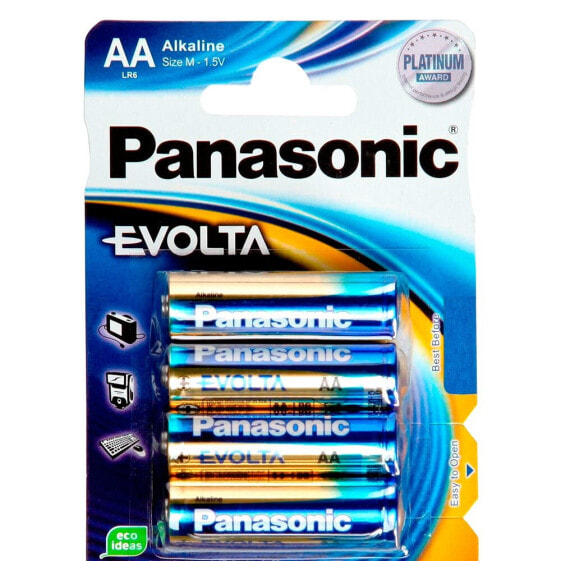 PANASONIC 1x4 Evolta LR 6 Mignon Batteries