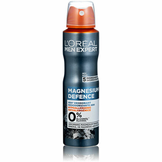Hypoallergenic deodorant spray L`Oréal Men Expert Magnesium Defense (Deodorant) 150 ml