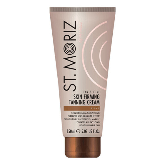 Автозагар и увлажняющий крем для загара St. Moriz Firming Self Tan Cream Medium Advanced Pro Gradual Tan & Tone 150 мл