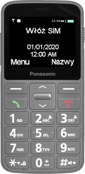 Telefon komórkowy Panasonic KX-TU160 Szary