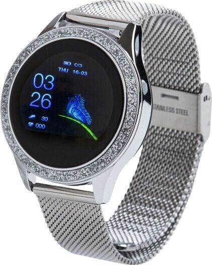 Smartwatch Oromed Oro Smart Crystal Srebrny (ORO-SMART CRYSTAL SILVER)