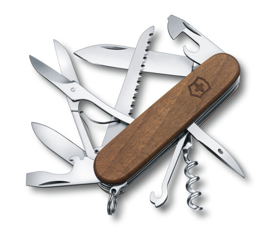 Victorinox Huntsman Wood - Slip joint knife - Multi-Tool-Messer - Dolch - Holz - Edelstahl - 13 Werkzeug
