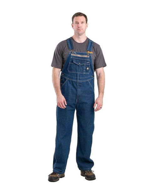 Men's Heritage Unlined Washed Denim Bib Overall