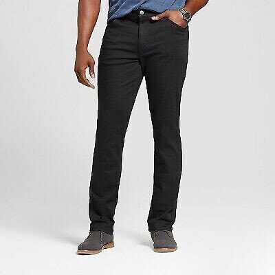 Men's Big & Tall Skinny Fit Jeans - Goodfellow & Co Solid Black 40x36