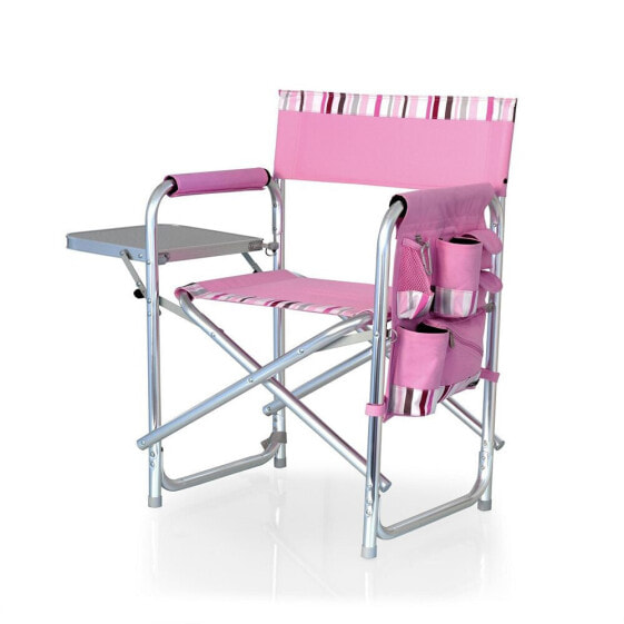 by Picnic Time Pink Portable Folding Sports Chair