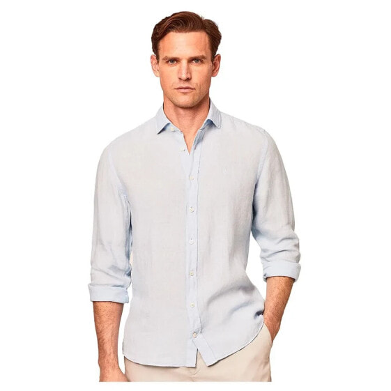 HACKETT Garment Dyed long sleeve shirt