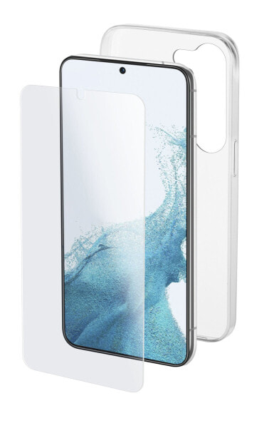 Cellularline Starter Kit Case+Glass f. Samsung S23 Trans