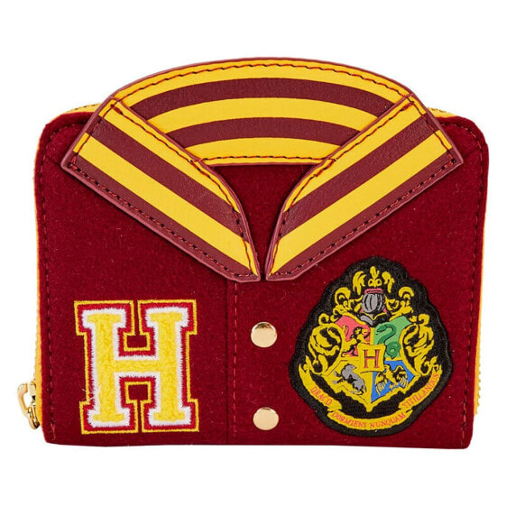 LOUNGEFLY Hogwarts Crest Varsity Jacket Harry Potter Wallet