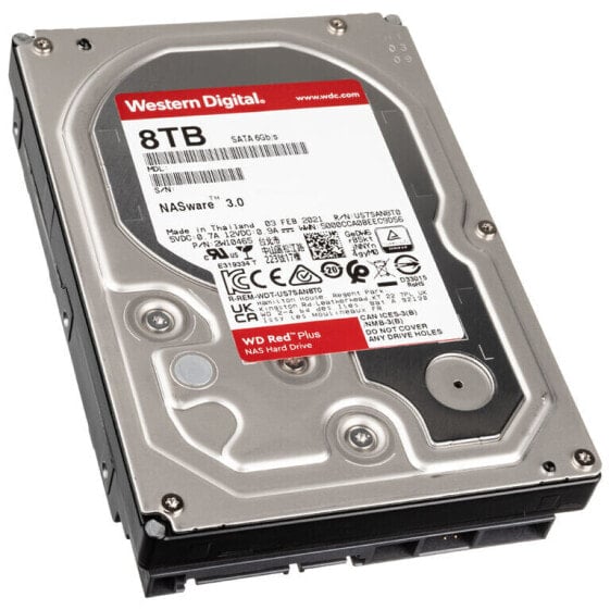 Western Digital Red Plus, SATA 6G, Intellipower, 3,5 Zoll - 8 TB