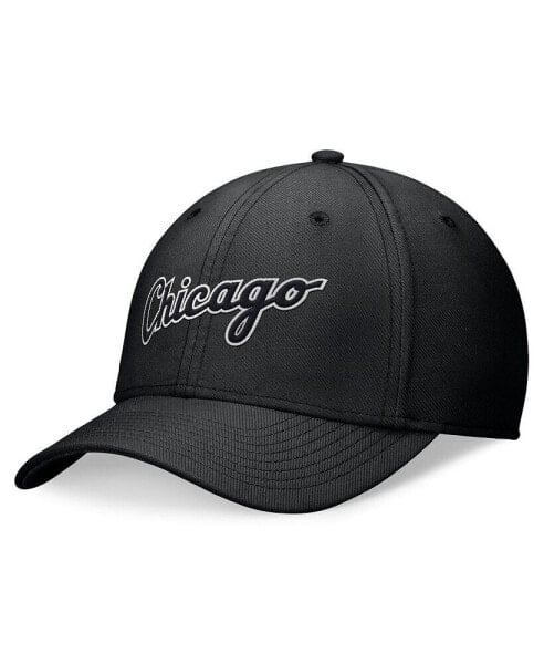 Men's Black Chicago White Sox Evergreen Performance Flex Hat