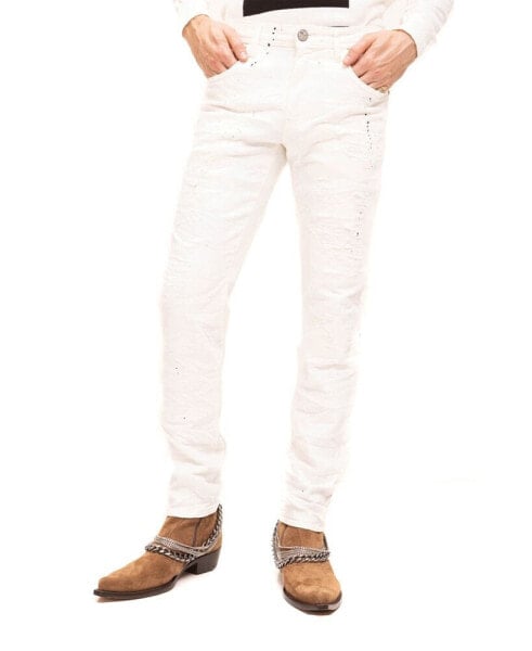 Men's Modern Painted Denim Jeans
