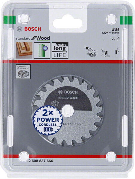 Bosch Piła Standard Wood Accu 85x15x20z