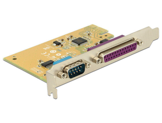 Delock 89446 - PCIe - Parallel - Serial - PCIe 2.0 - RS-232 - SUN2410 - 0.0144 Gbit/s