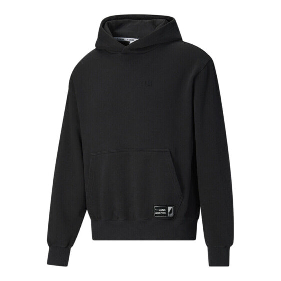 Худи мужское PUMA Cordae X Pullover черное 100% хлопок