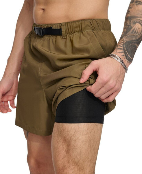 Men's Stretch Cargo Pocket Hybrid 5" Volley Shorts