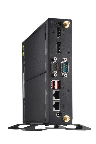 Shuttle XPC slim Barebone DS20U3V2 - i3-10110U - 2x LAN (1xGbit - 1x 2.5Gbit),1xCOM,1xHDMI,1xDP - fanless - 24/7 permanent operation - 1.3L sized PC - Mini PC barebone - Intel SoC - DDR4-SDRAM - PCI Express - Serial ATA III - 65 W