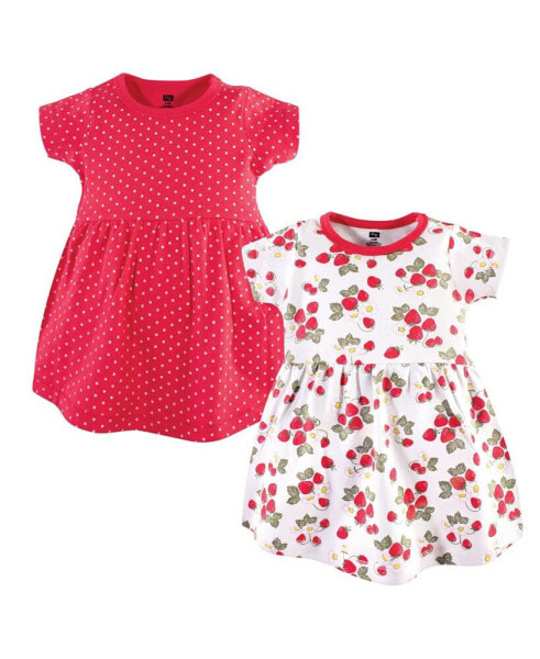 Платье Hudson Baby Cotton Short-Sleeve Girls 2pk