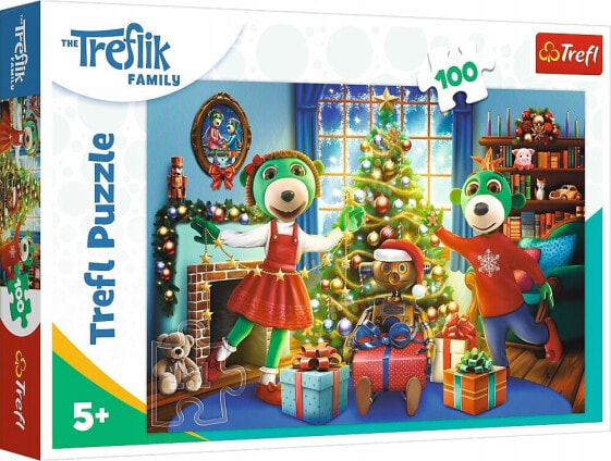 Trefl PUZZLE 100EL TREFL ZIMOWE TREFLIKI PUD12