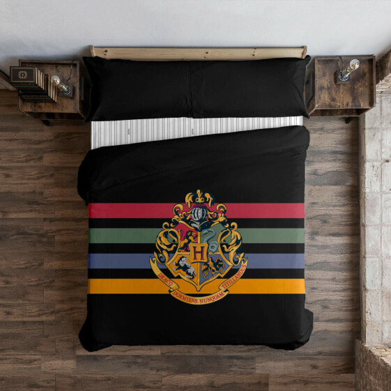 Nordic cover Harry Potter Hogwarts Black Multicolour 175 Threads 260 x 240 cm Super king