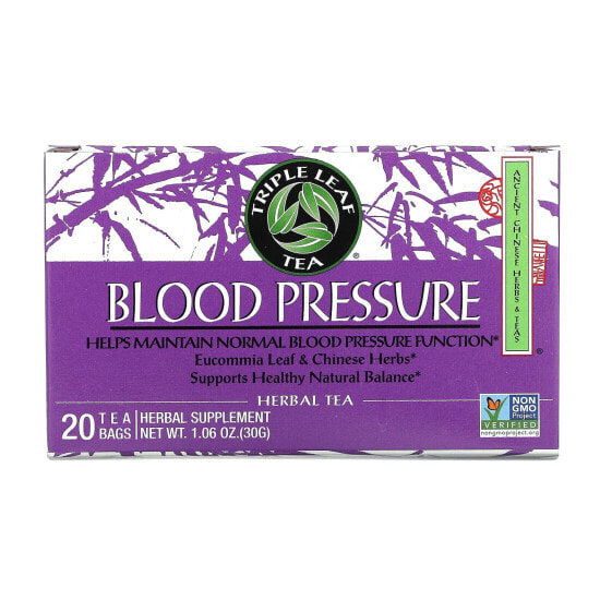 Herbal Tea, Blood Pressure, 20 Tea Bags, 1.06 oz (30 g)