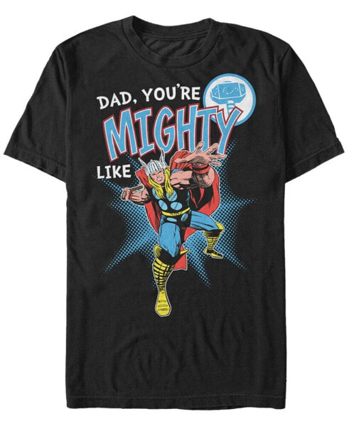 Marvel Men's Comic Collection Mighty Like Thor Short Sleeve T-Shirt