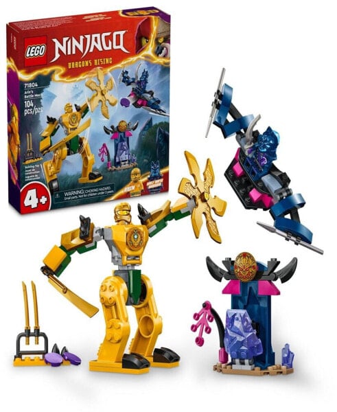 Ninjago Arin's Battle Mech Ninja Toy Set 71804, 104 Pieces