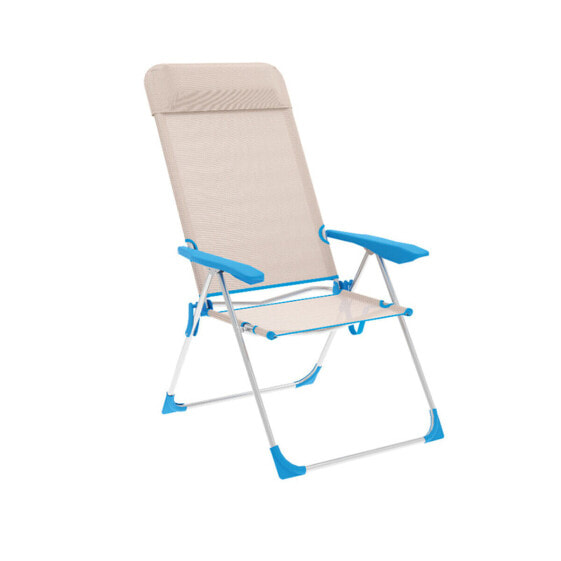 Складной стул Marbueno Синий Бежевый 69 x 109 x 58 cm