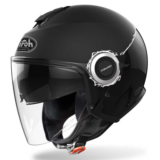 Открытый шлем Airoh Helios Fluo для мотоциклистов