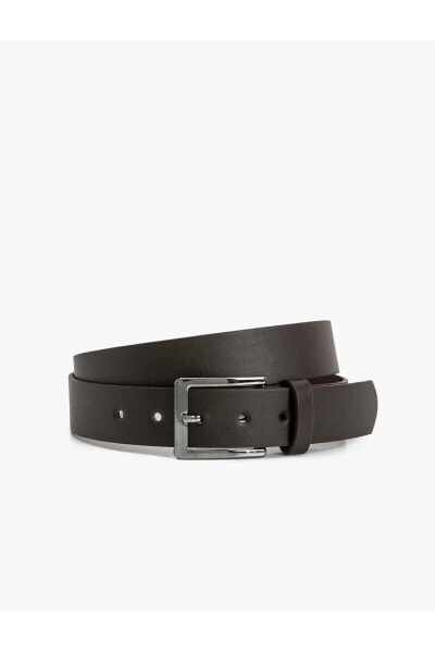 Ремень Koton Metal Buckle Brown