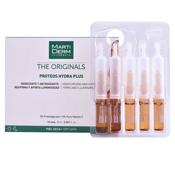 Martiderm Proteos Hydra Plus Ampoules Увлажняющие ампулы для сухой и обезвоженной кожи 10x2 мл