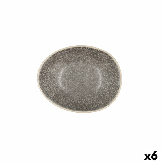 Столовая посуда Bidasoa Gio 15 x 12,5 x 4 см Керамика Серый (6 штук)