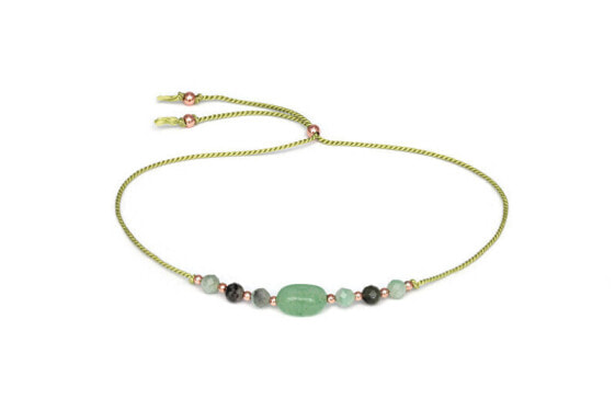 Aventurine and Emerald Cord Bracelet HE09R3RG-LG