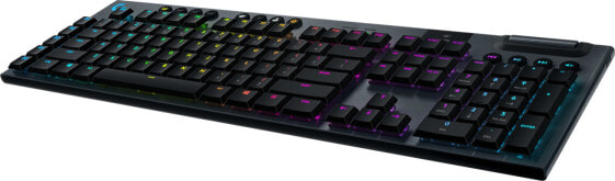 Logitech G G915 LIGHTSPEED Wireless RGB Mechanical Gaming Keyboard - GL Tactile - Full-size (100%) - RF Wireless + Bluetooth - Mechanical - QWERTY - RGB LED - Carbon