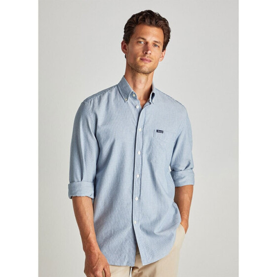 FAÇONNABLE Cl Bd Str Indigo Fla long sleeve shirt