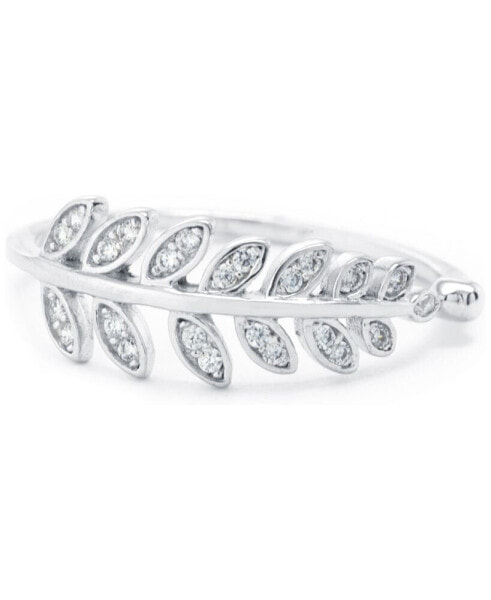 Cubic Zirconia Leaf Ring, Created for Macy's