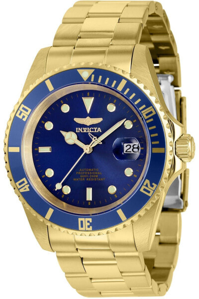 Часы Invicta Pro Diver Stainless Steel Automatic   43mm Gold