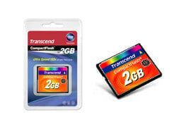 Transcend CompactFlash 133x 2GB - 2 GB - CompactFlash - MLC - 50 MB/s - 20 MB/s - Black